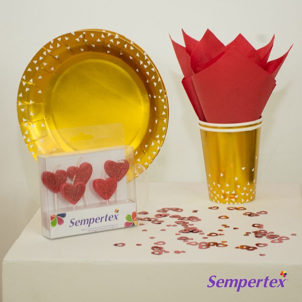 Productos Fiesta Plata Rojo
