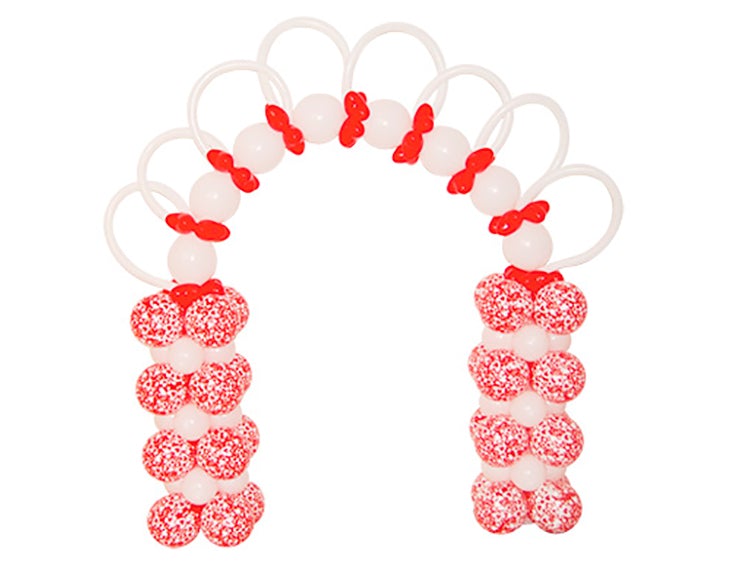 ARCO CORAZONES DOBLES