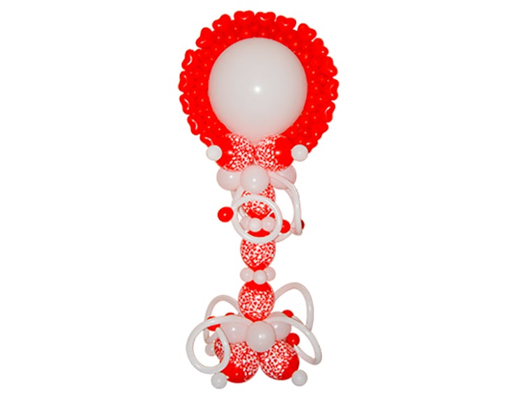 FLOWER COLUMN - HEARTS