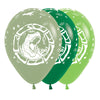 FASHION ASSORTED DINOSAUR INFINITY® ROUND LATEX BALLOONS