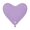 GLOBO LATEX CORAZON FASHION LILA