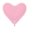 GLOBO LATEX CORAZON FASHION ROSADO