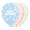 GLOBO LATEX REDONDO INFINITY® HAPPY BIRTHDAY CANDY PASTEL MATE SURTIDO