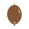 FASHION BROWN LATEX LINK-O-LOON® BALLOONS