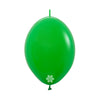 GLOBO LATEX LINK-O-LOON® FASHION VERDE TREBOL