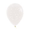 FASHION TRANSPARENT STARS INFINITY® ROUND LATEX BALLOONS