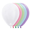 GLOBO LATEX REDONDO SATIN SURTIDO