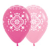 FASHION ASSORTED PINK MEDITERRANEAN INFINITY® ROUND LATEX BALLOONS