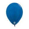GLOBO LATEX REDONDO METAL AZUL