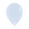 FASHION WHITE LATEX ROUND BALLOONS