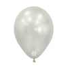 GLOBO LATEX REDONDO SILK BLANCO NÁCAR