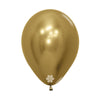 REFLEX GOLD LATEX ROUND BALLOONS