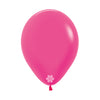 GLOBO LATEX REDONDO NEON FUCSIA
