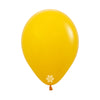 GLOBO LATEX REDONDO FASHION AMARILLO MIEL