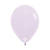 GLOBO LATEX REDONDO PASTEL MATE LILA