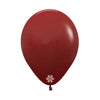 GLOBO LATEX REDONDO FASHION MERLOT