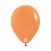 GLOBO LATEX REDONDO NEON NARANJA