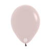 GLOBO LATEX REDONDO PASTEL DUSK ROSA