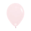PASTEL MATE PINK LATEX ROUND BALLOONS