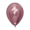 REFLEX PINK LATEX ROUND BALLOONS