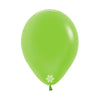 NEON GREEN LATEX ROUND BALLOONS