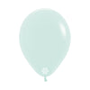 PASTEL MATE GREEN LATEX ROUND BALLOONS