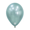 GLOBO LATEX REDONDO SILK VERDE MENTA