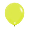GLOBO LATEX REDONDO NEON AMARILLO