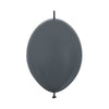 METALLIC GRAPHITE LATEX LINK-O-LOON® BALLOONS
