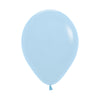 GLOBO LATEX REDONDO FASHION AZUL CELESTE