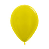 METAL YELLOW LATEX ROUND BALLOONS