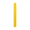 GLOBO LATEX TUBITO CRISTAL AMARILLO