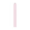 GLOBO LATEX TUBITO PASTEL ROSADO
